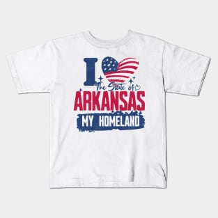 Arkansas my homeland Kids T-Shirt